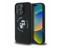 KARL LAGERFELD Silicone Karl&Choupette Heads do iPhone 16 Pro Max czarny KLHMP16XSCMKCRHK - 1278260 - zdjęcie 1